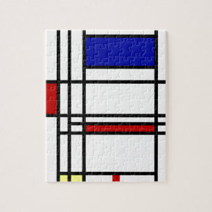 Mondrian Modern Art ~ 8 x 10 Puzzle