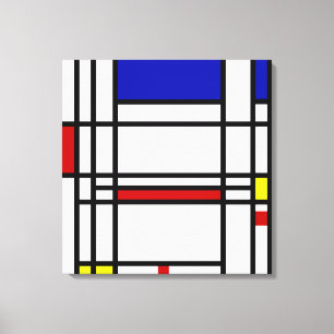Mondrian Modern Art Leinwanddruck