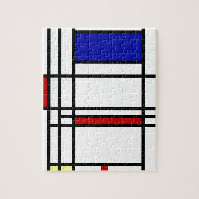 Mondrian Modern Art Puzzle (Vertikal)