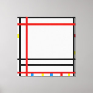 MONDRIAN - NEW YORK - BOOGIE WOOGIE - 1941-1942 LEINWANDDRUCK