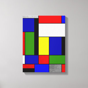 Mondrian No. 4 Leinwanddruck