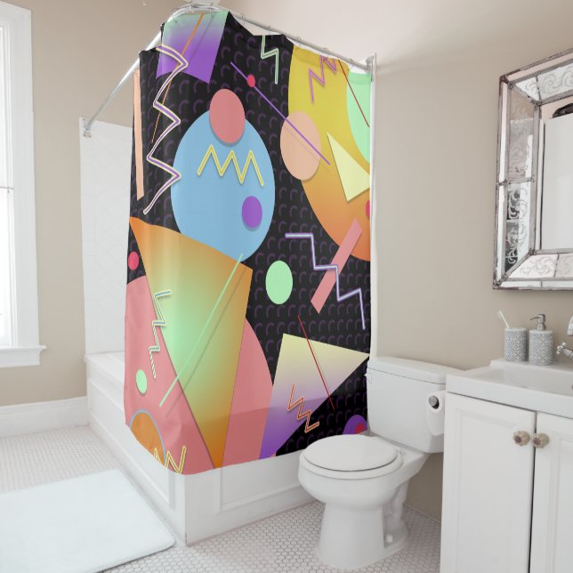 Mondrian Nr. 412 Duschvorhang (Beispiel)