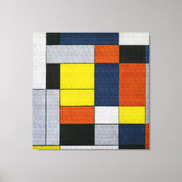 MONDRIAN - Nr. VI - ZUSAMMENSETZUNG Nr. II - 1920  Leinwanddruck