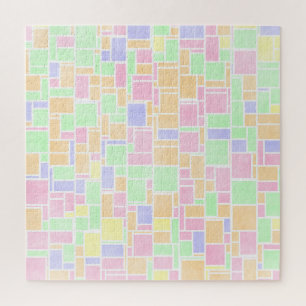 Mondrian Pastel Puzzle