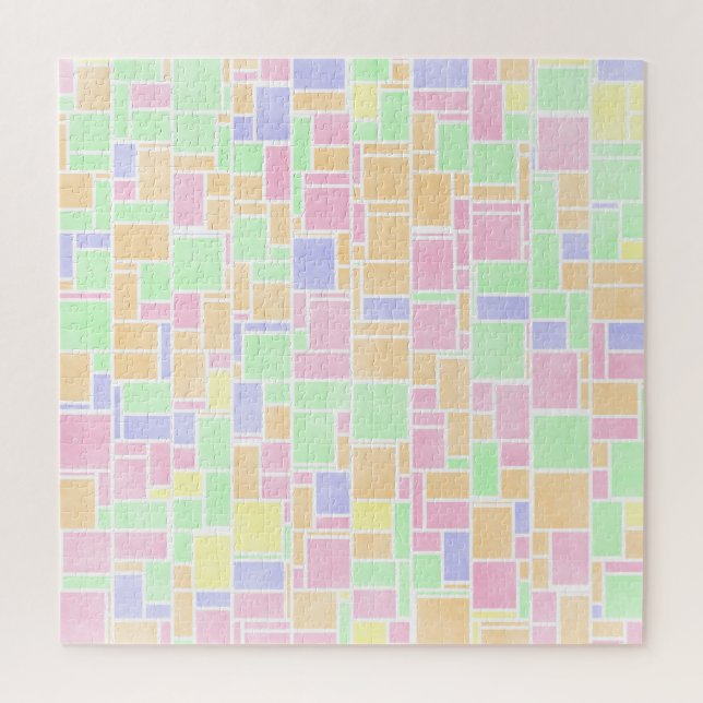 Mondrian Pastel Puzzle (Vertikal)