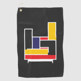 Mondrian Rock Hand Golfhandtuch