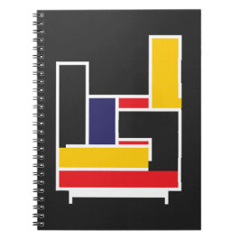 Mondrian Rock Hand Notizblock