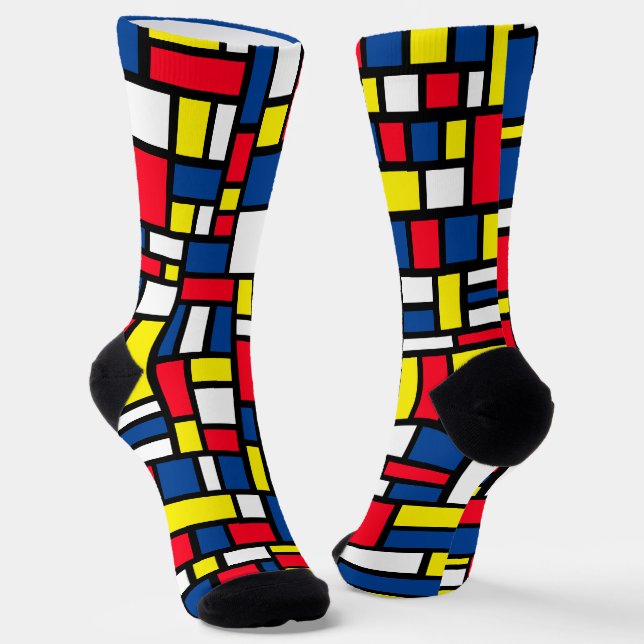 Mondrian Socks Socken (Gewinkelt)