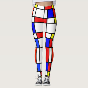 Mondrian Stil Neue Kunst Leggings