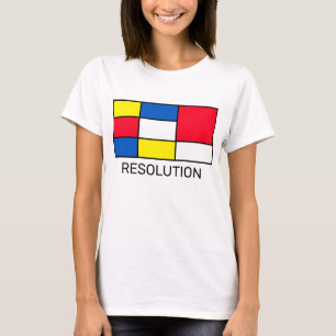 Mondrian Style Abstrakt Art T-Shirt