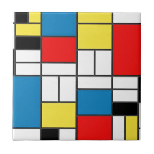 Mondrian Style Fliese