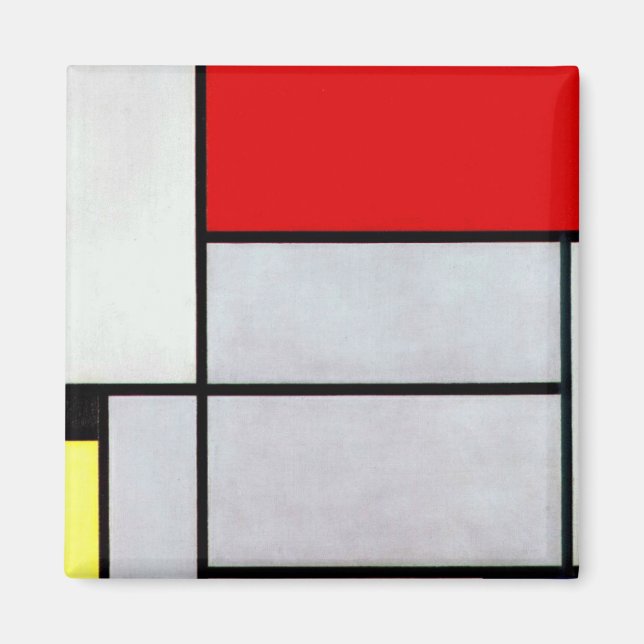 Mondrian - Tableau I Magnet (Vorne)