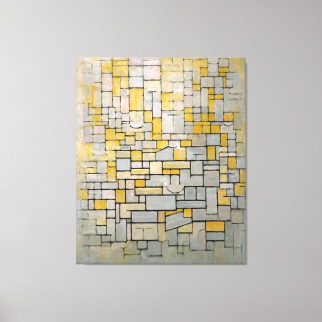 MONDRIAN - TABLEAU Nr. I COMP. Ich komme. 7 - 1914 Leinwanddruck (Vorderseite)