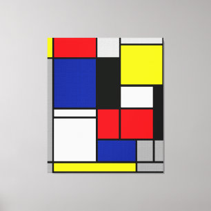 MONDRIAN - TABLEAU Nr. II - 1921-25 - De Stijl - Leinwanddruck