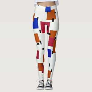 Mondrian - Zusammensetzung in Farbe A Leggings