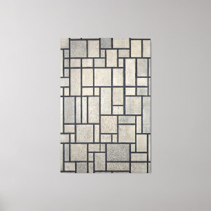 MONDRIAN - ZUSAMMENSETZUNG MIT GRID 2 - 1915-1942 LEINWANDDRUCK