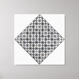 MONDRIAN - ZUSAMMENSETZUNG MIT GRID 3: LOZENGE - 1 LEINWANDDRUCK