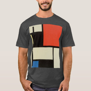Mondrian-Zusammensetzung Moderne Abstrakte Kohleer T-Shirt