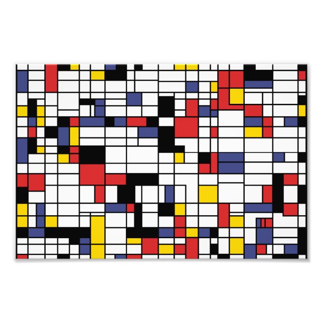 Mondrianesque Fotodruck (Vorne)