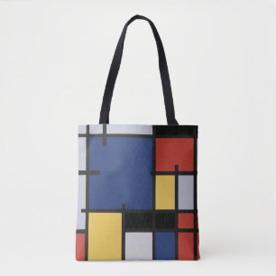 Mondrian's Box Tote Bag - feiner Stil in jeder Hin