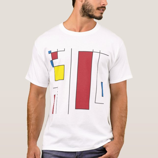 mondrisch T-Shirt (Vorderseite)