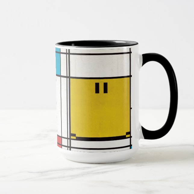 mondrische Tasse (Rechts)