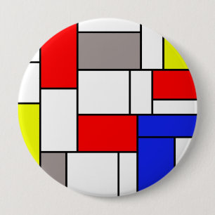 mondrischer Stil Button