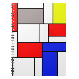 mondrischer Stil Notizblock
