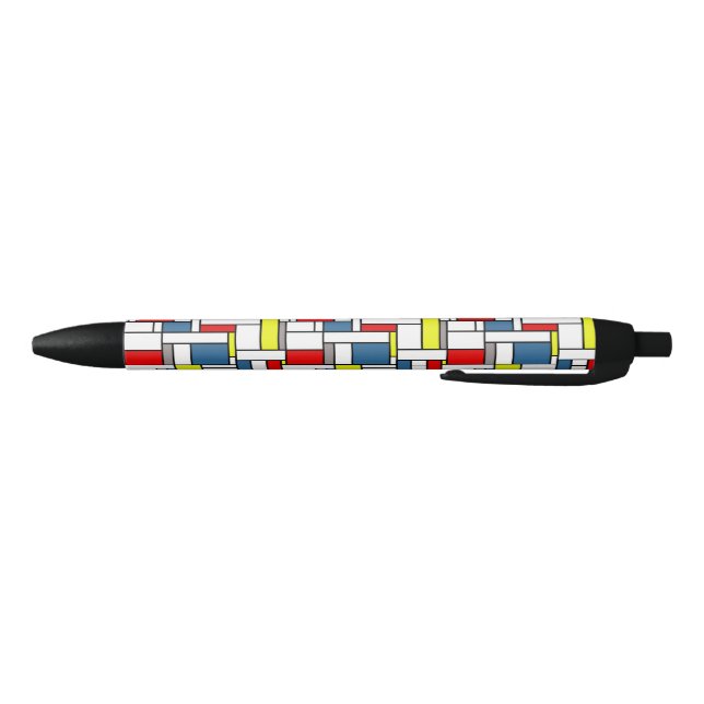 Mondrisches Design Kugelschreiber (Unterseite)