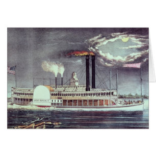 Mondschein auf dem Mississippi