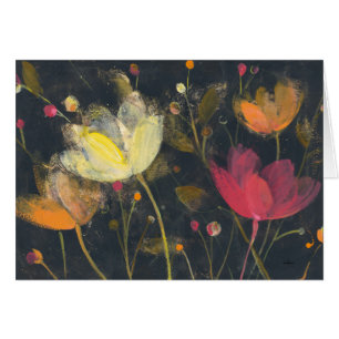 Mondschein-Garten auf Schwarzem