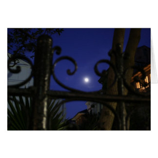 Mondschein in der großen einfachen Karte