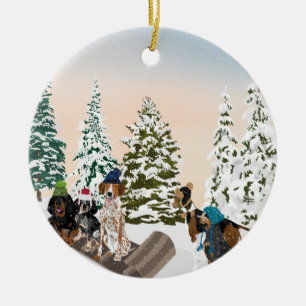 Mondschein Keramik Ornament