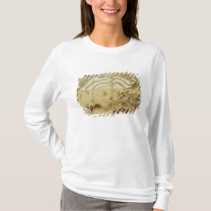 Mondschein-Winter-Landschaft T-Shirt