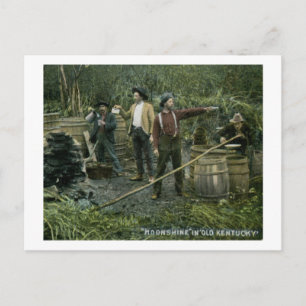 Mondscheinbrennerei in Old Kentucky 1908 Vintage Postkarte