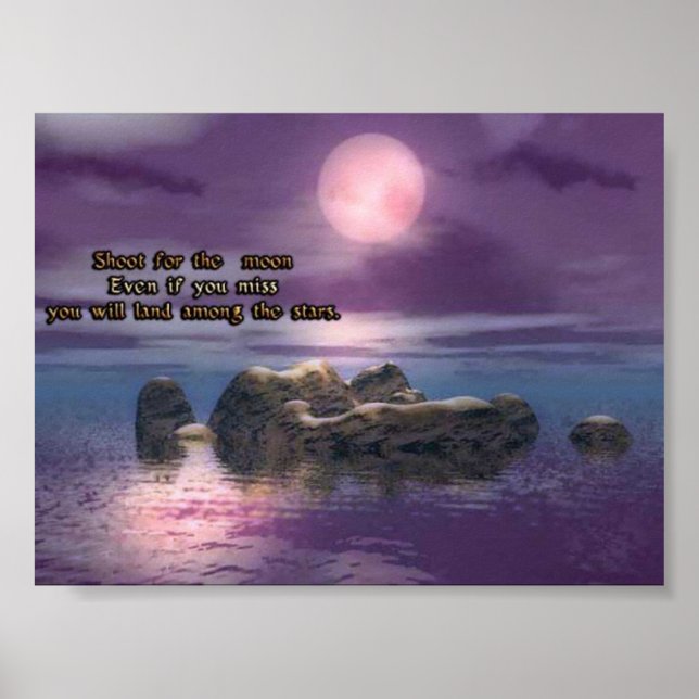 Mondschießen Poster (Vorne)