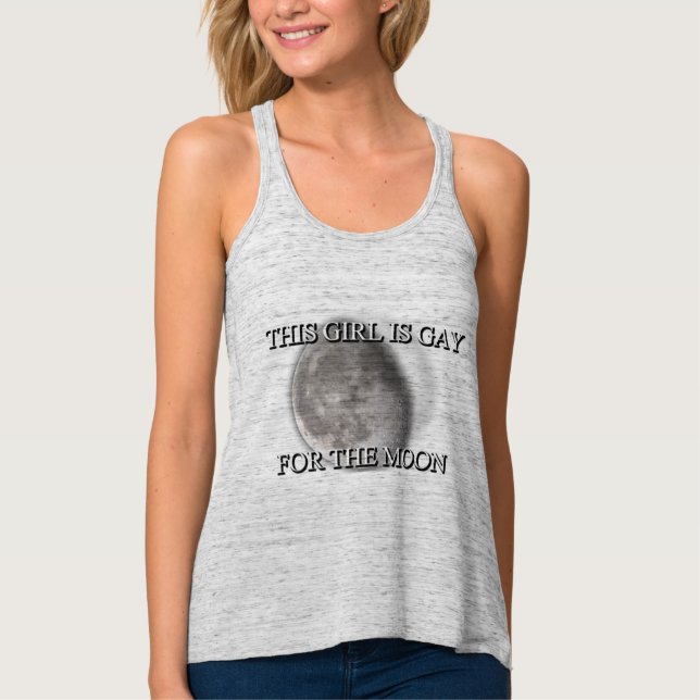 Mondschwul Tank Top (Vorderseite)