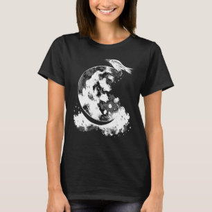 Mondsichel-Raben-Hexen-Ästhetik-Astrologie-Goth T-Shirt
