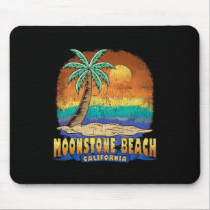 Mondstein Strand Kalifornien Vintage abgenutzt Sou Mousepad