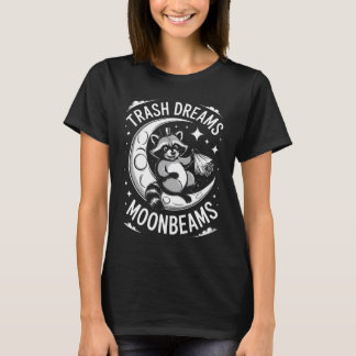 Mondstrahl-Träumender Waschbär, Lustiger Waschbär  T-Shirt