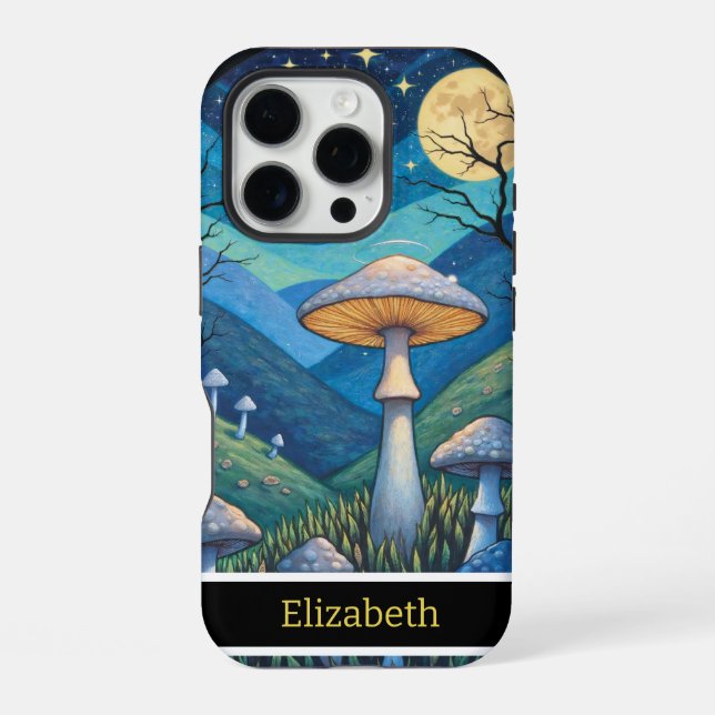 Mondtal-Pilz iPhone Hülle (Rückseite)