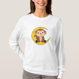 Mondtiere Affe Süße Tiere Affe für Kinder T-Shirt