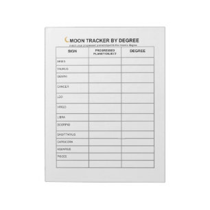 MONDVERFOLGER Notizblock
