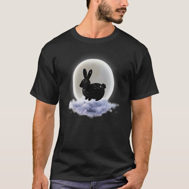 Mondwolken und sonnige Astrologie Heide Göttin T-Shirt (Vorderseite)
