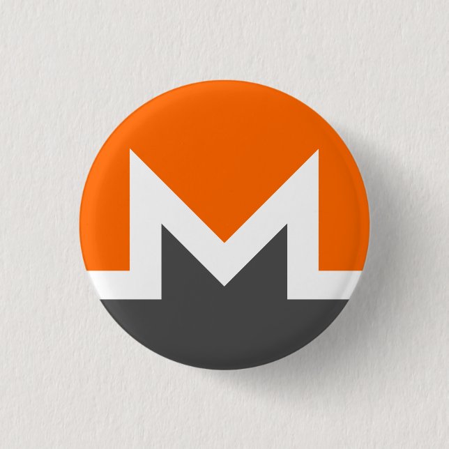 Monero (XMR) Crypto Button (Vorderseite)