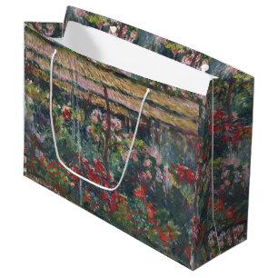 Monet 1887 Vintag Peony Garden Große Geschenktüte