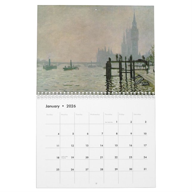 Monet 2013 Kalender (Jan 2026)