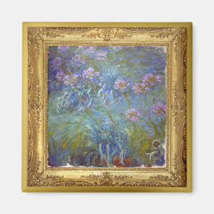 Monet Agapanthus Blume Masterpiece Magnet