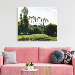 Monet - Ansicht in Rouelles Le Havre Leinwanddruck