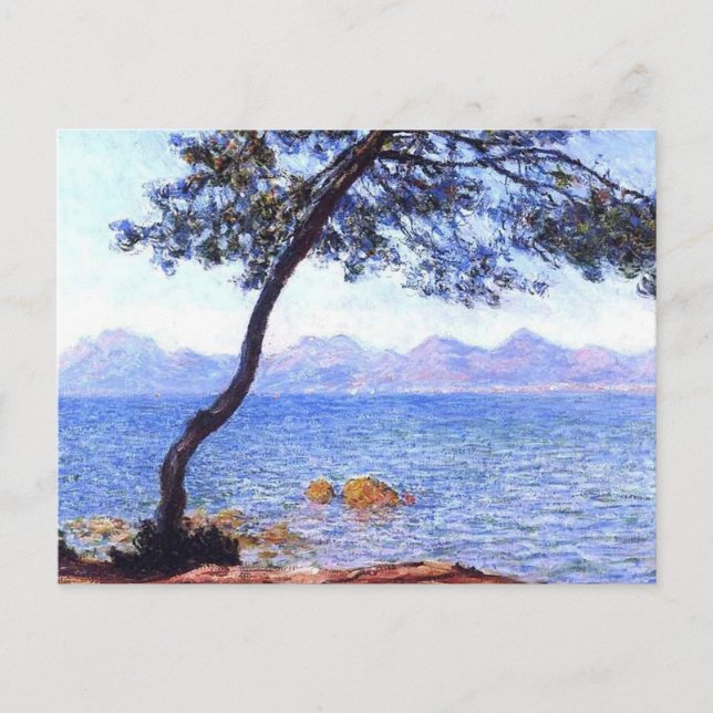 Monet Antibes Postkarte (Vorderseite)